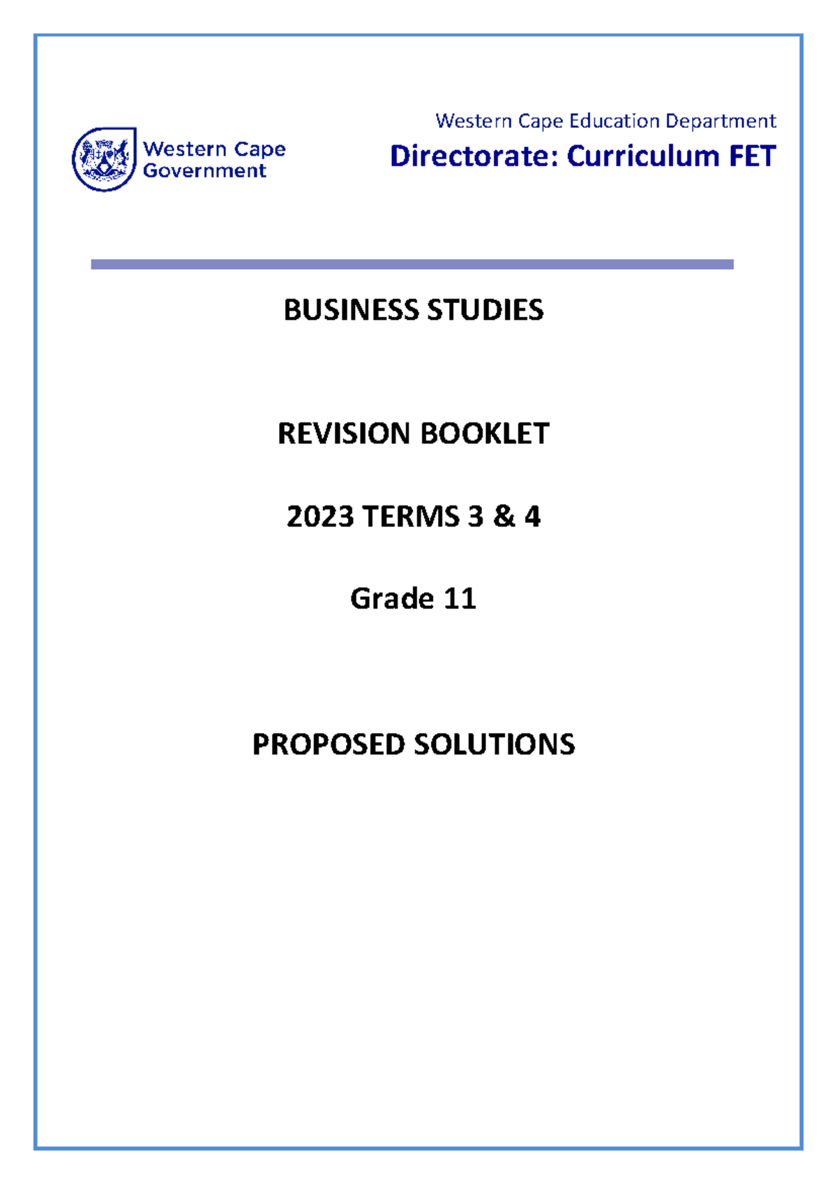 2023 term 3&4 gr 11 revision answers - Western Cape Education ...
