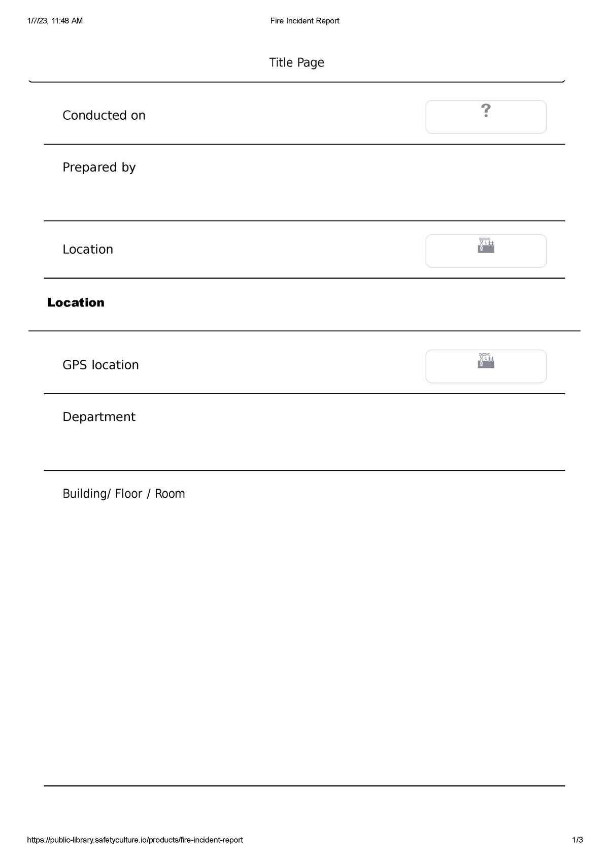 Fire Incident Report Checklist - 1/7/23, 11:48 AM Fire Incident Report ...