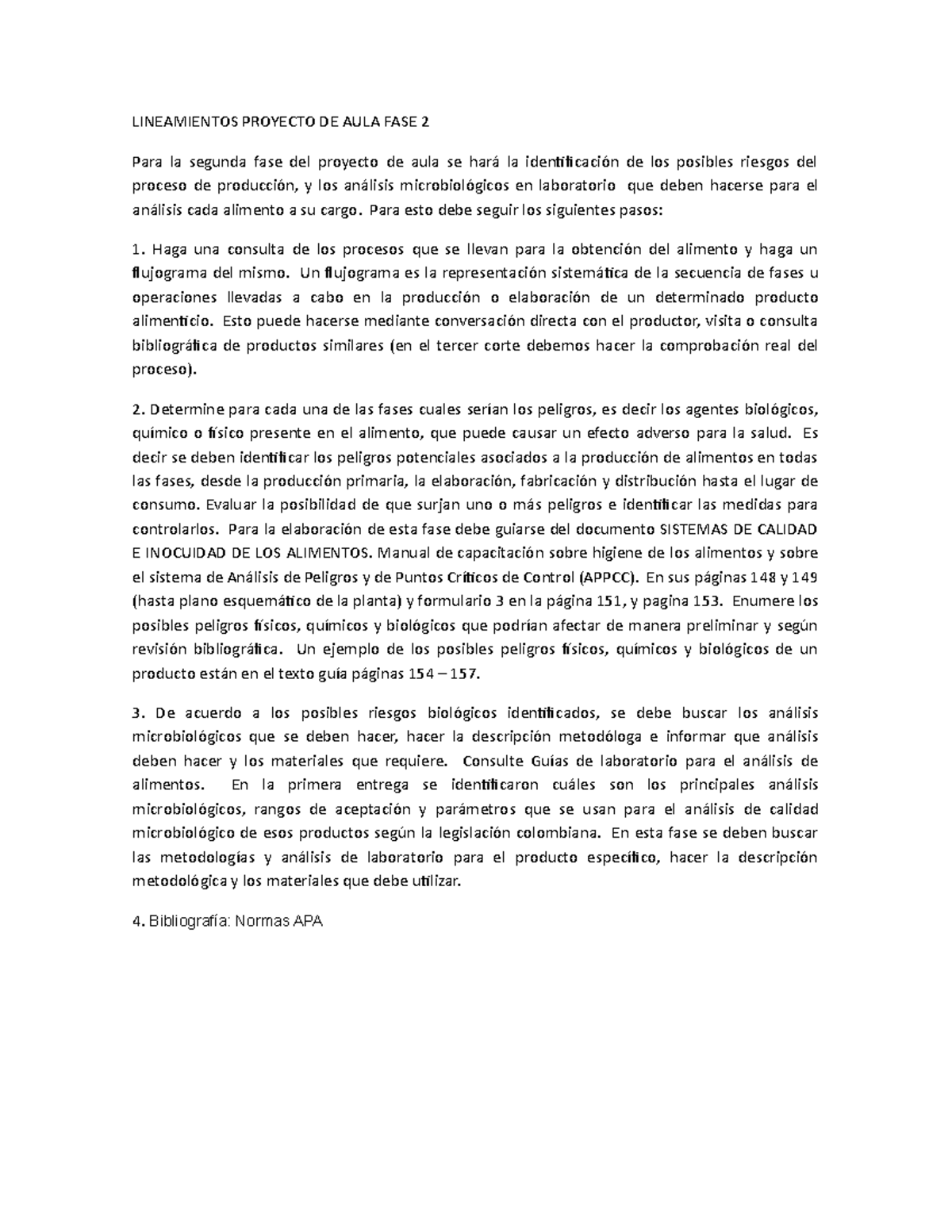 Lineamientos Proyecto DE AULA FASE 2 - LINEAMIENTOS PROYECTO DE AULA ...