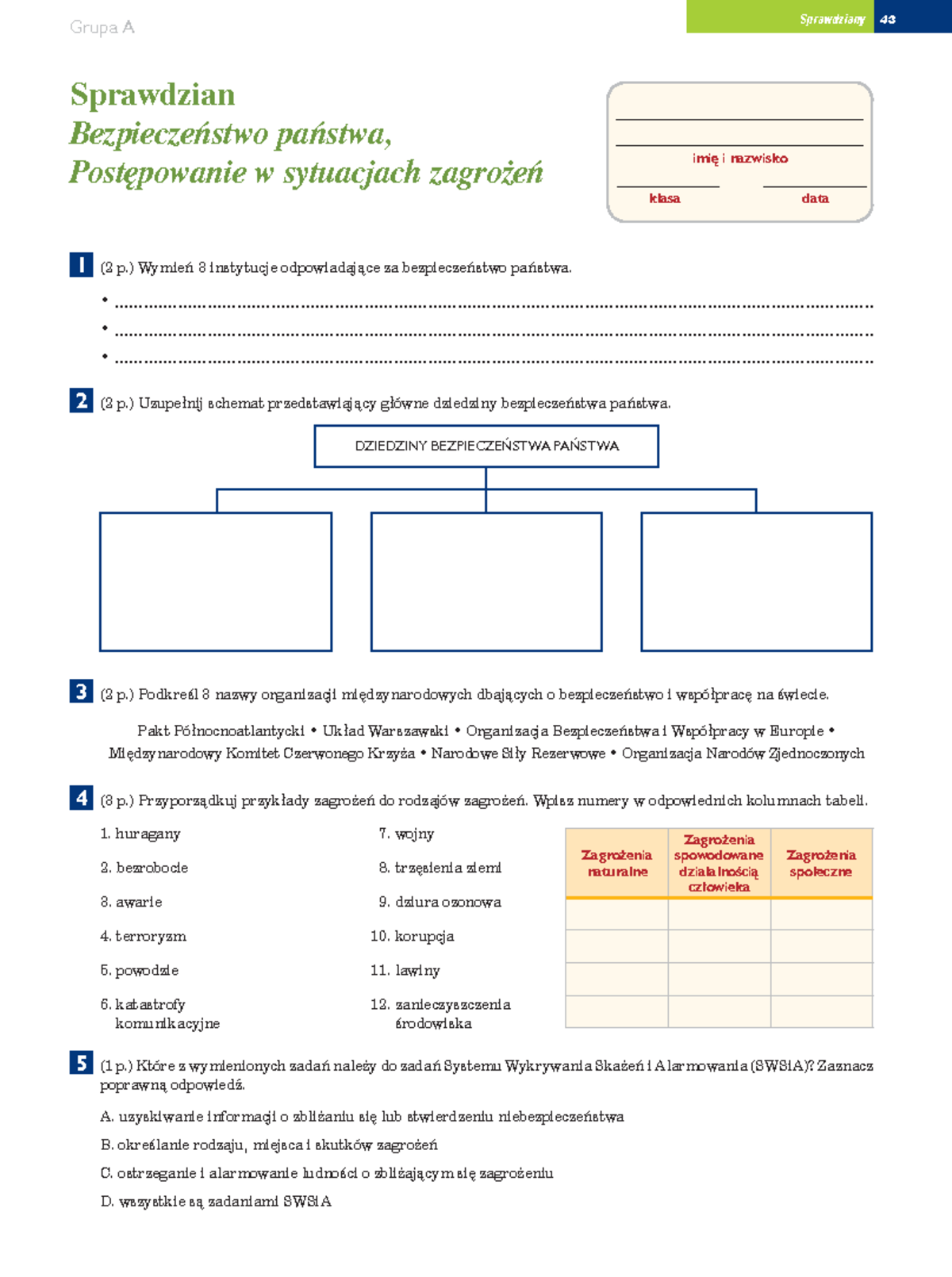 Sprawdzian Z Edb 3 Gimnazjum Nowa Era Chomikuj www.studocu.com