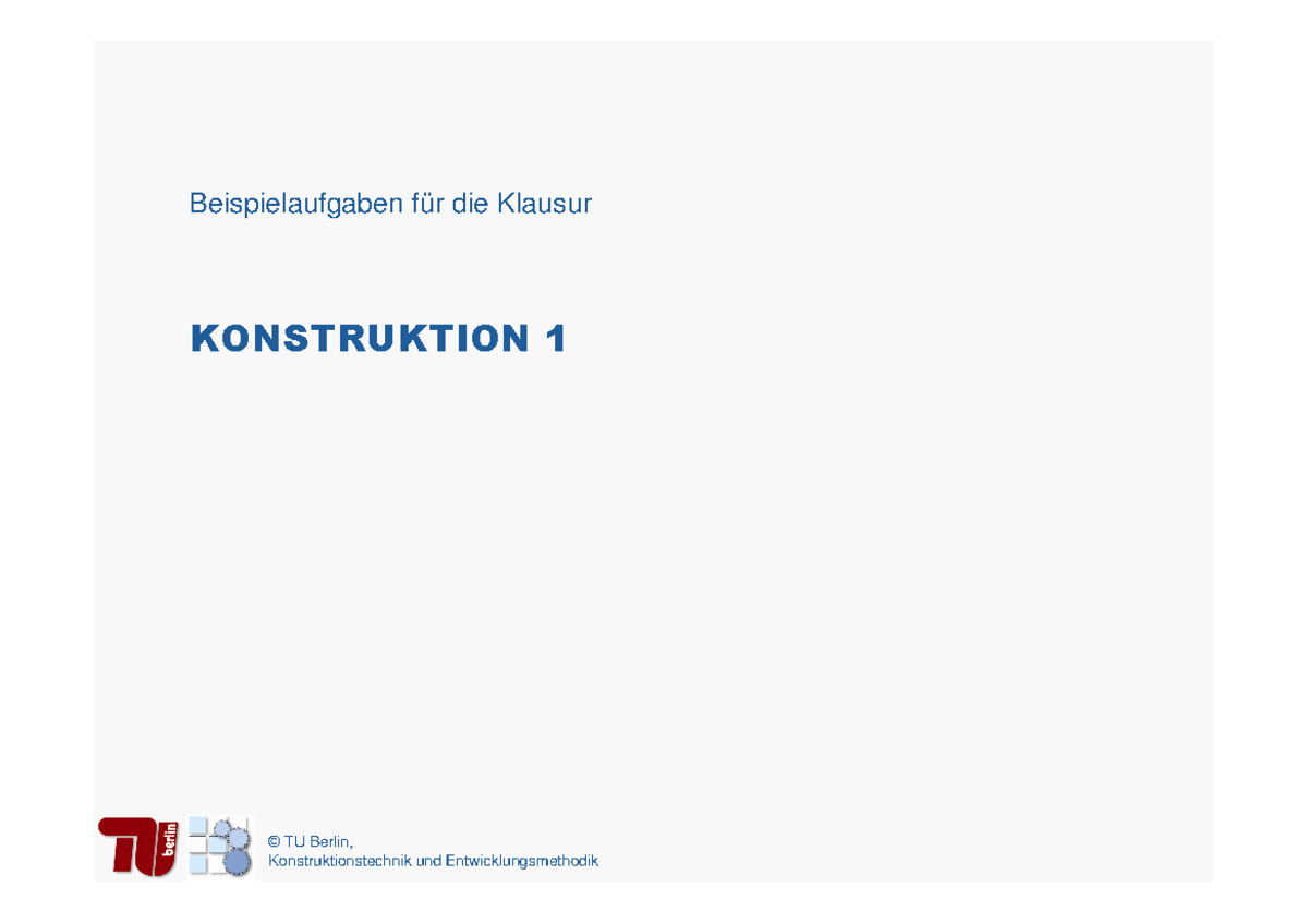 Probeklausur 2007, Fragen - Musterfragen - Beispielaufgaben Die Klausur ...