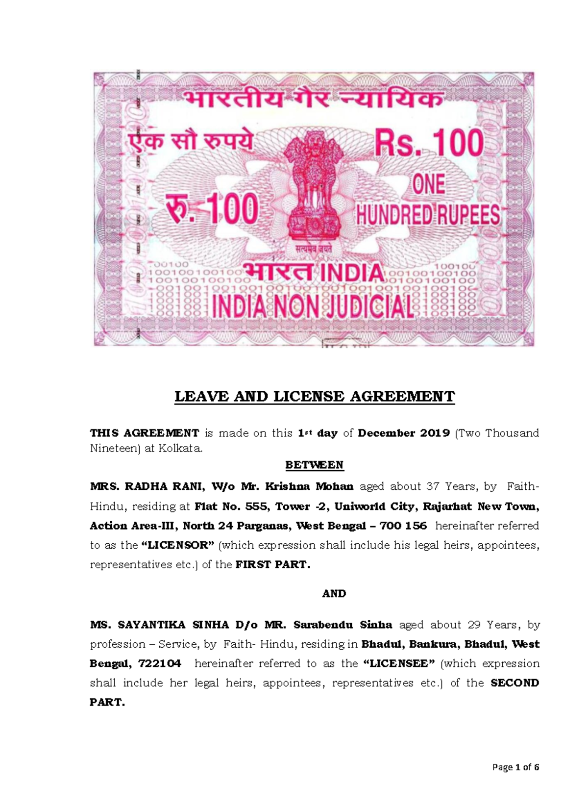 Charges For Rent Agreement Registration In Mumbai