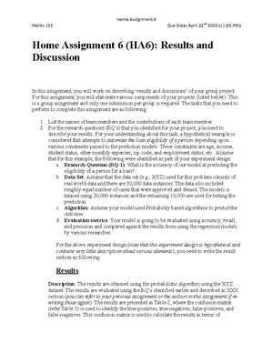HA 3- Map Reduce Exercise - Home Assignment 3 Maximum points 100 Due ...