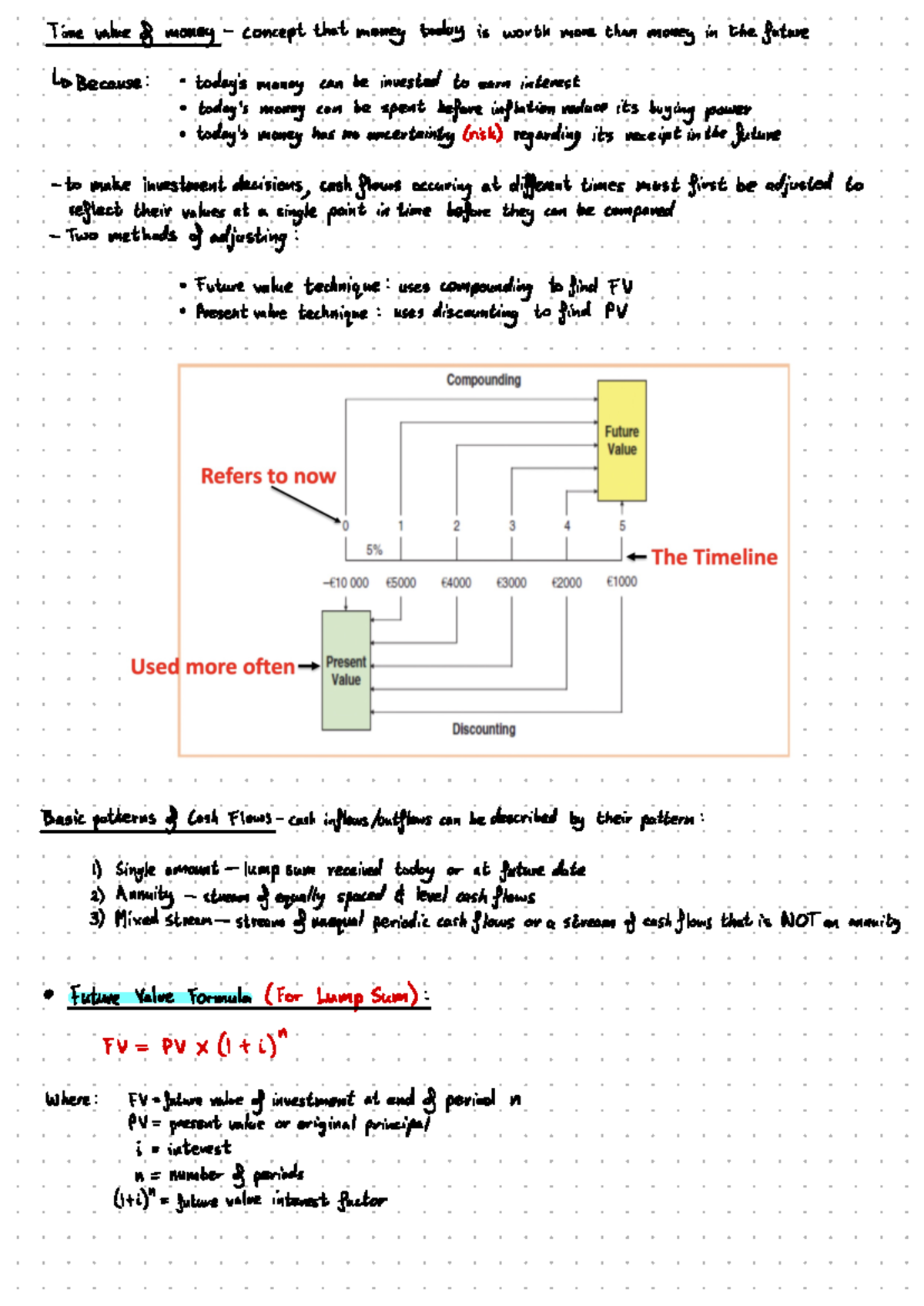 Week 3 Time Value Of Money - Time value of money - concept that money ...