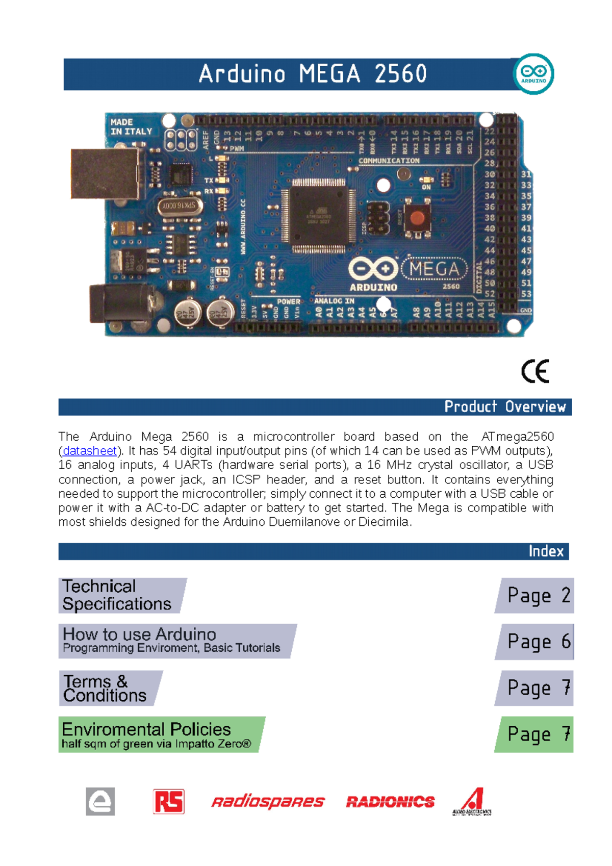 Arduino mega mc - sdaf - The Arduino Mega 2560 is a microcontroller ...