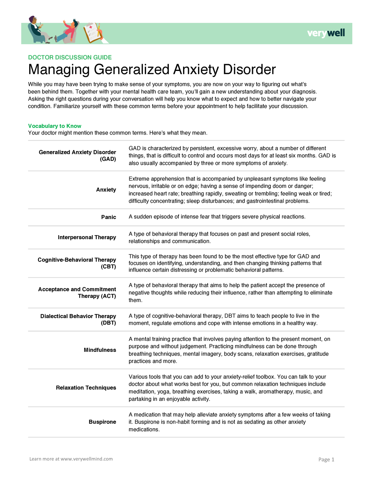 Generalized+Anxiety+Disorder+Doctor+Discussion+Guide - DOCTOR ...