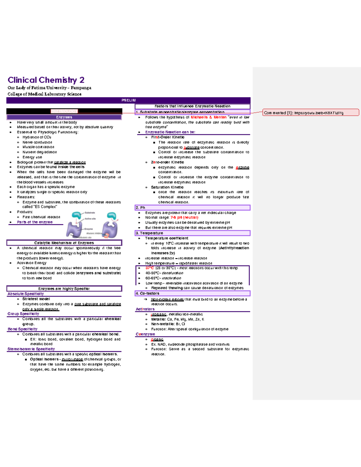 CCHM 2 ( Prelim) - LEC - Clinical chemistry 2 - Clinical Chemistry 2 ...