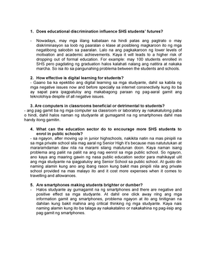 CESC Module 2 Lesson - Module 2: DIFFERENT PERSPECTIVES ON COMMUNITY ...