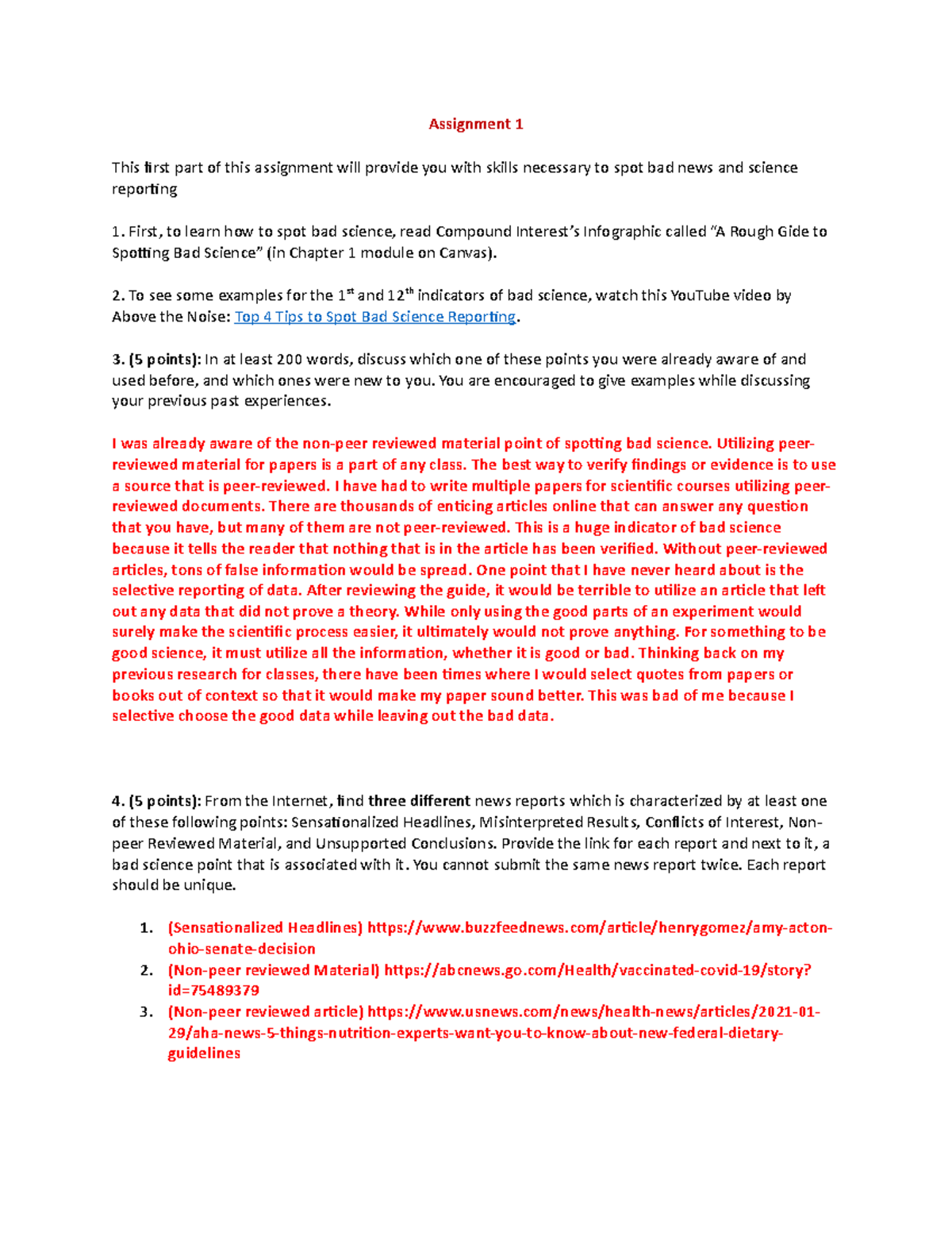 Assignment 1-1 - Assignment 1 This first part of this assignment will ...