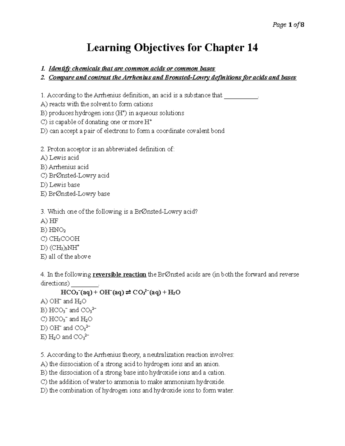 Learning+Objectives+Practices Chapter+14 Test+2+Content without ... image.
