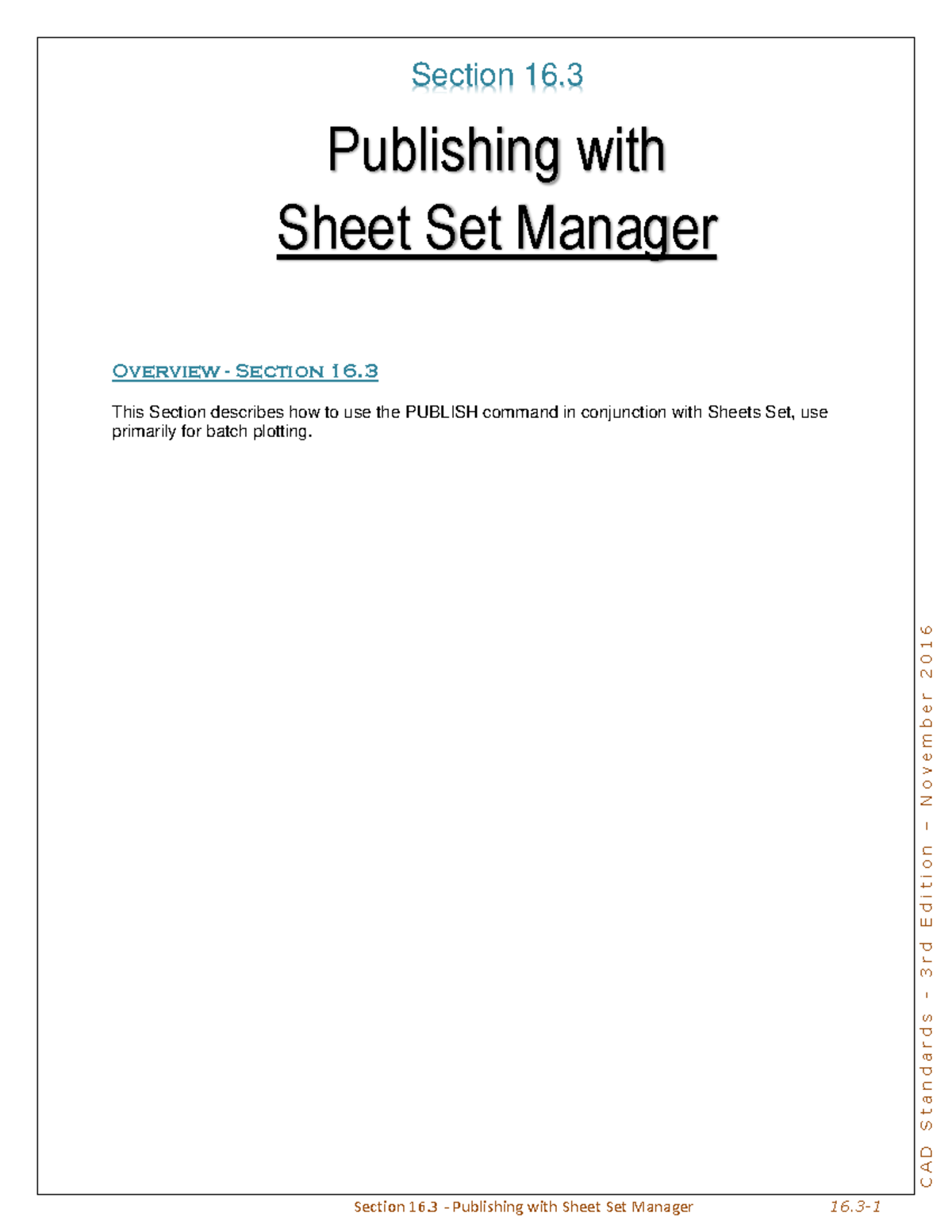 Seccion 16 3 publicando con sheet set manager Section 16 Publishing