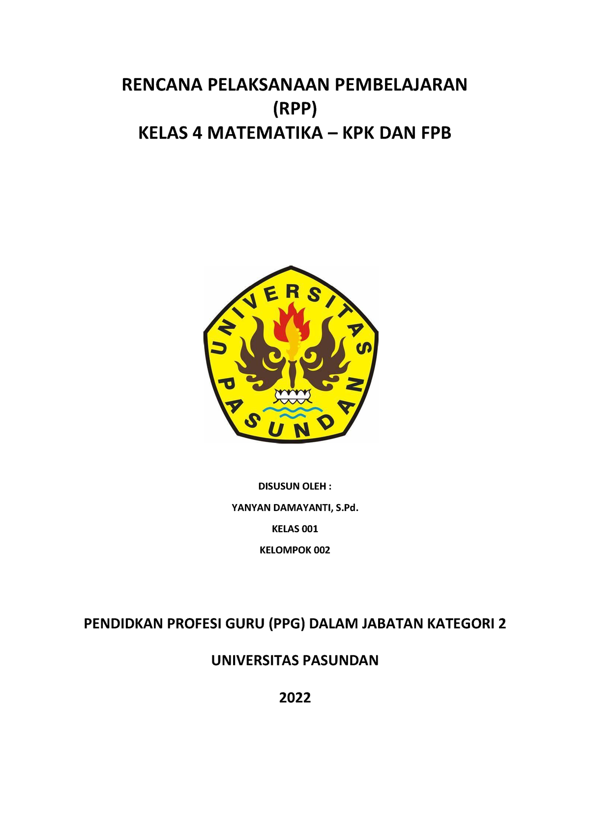 648968-1670505097 - Ppg - RENCANA PELAKSANAAN PEMBELAJARAN (RPP) KELAS ...