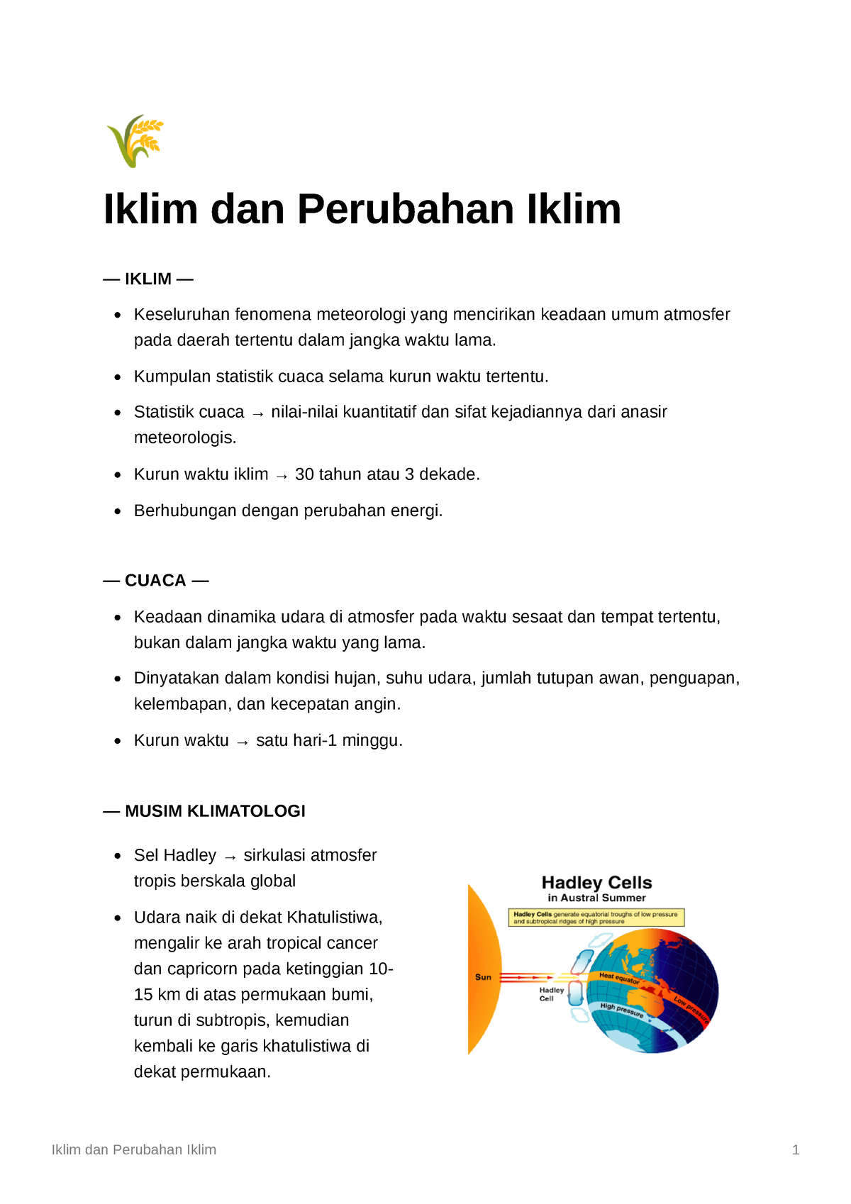 Iklim Dan Perubahan Iklim - 3 Iklim Dan Perubahan Iklim — IKLIM ...