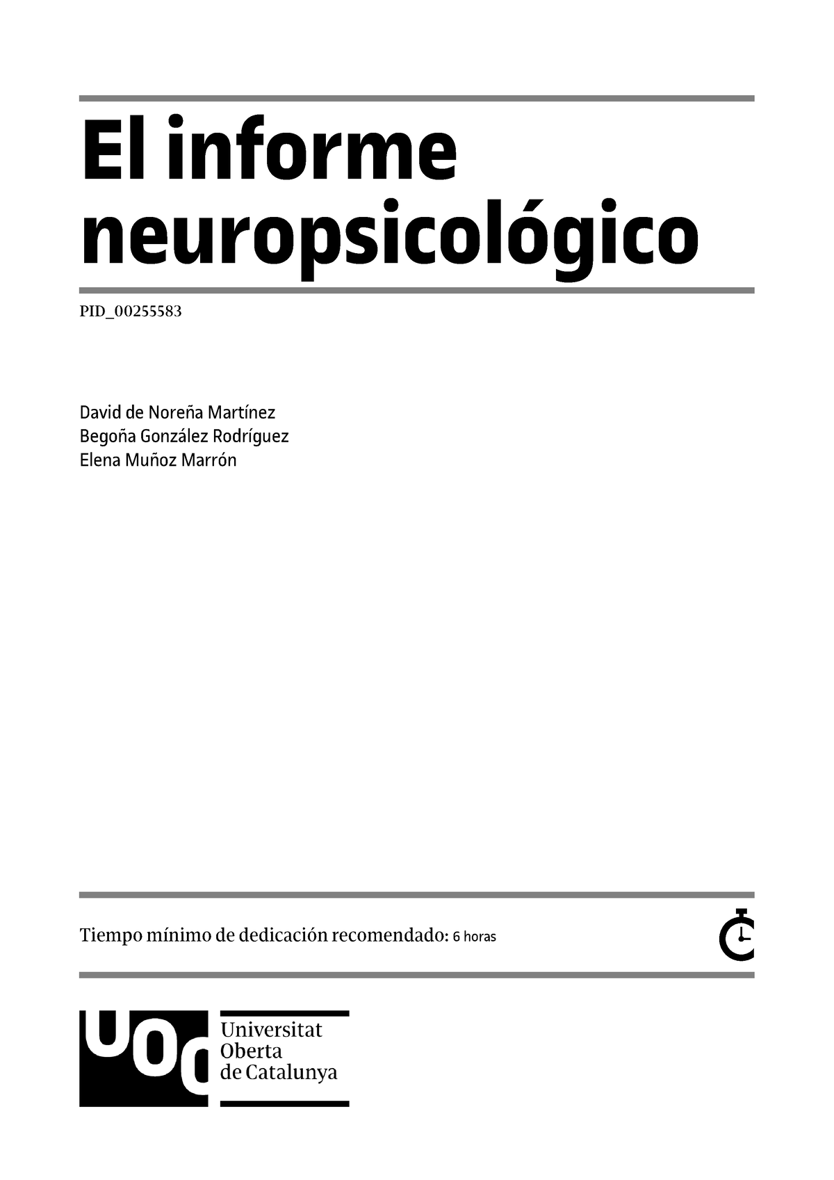 485050041 EL Informe Neuropsicologico Pdf - El Informe Neuropsicológico ...