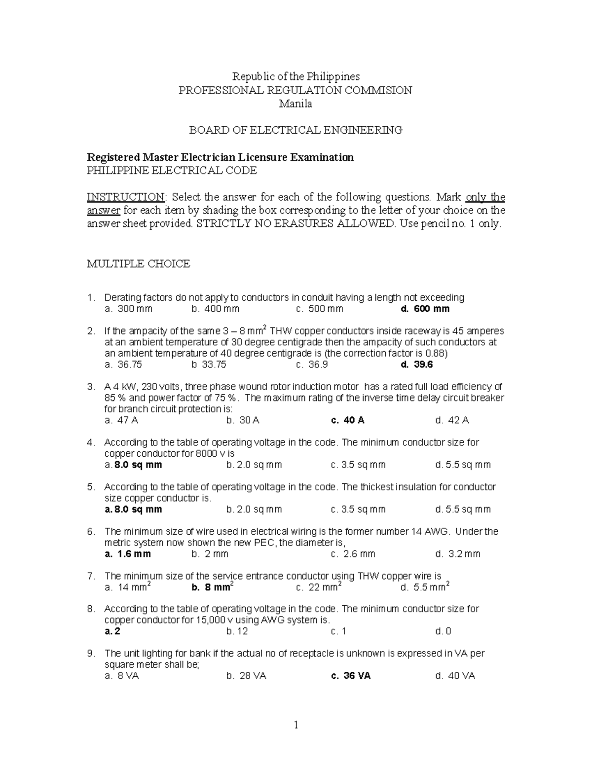 PEC Questionnaires - Republic of the Philippines PROFESSIONAL ...