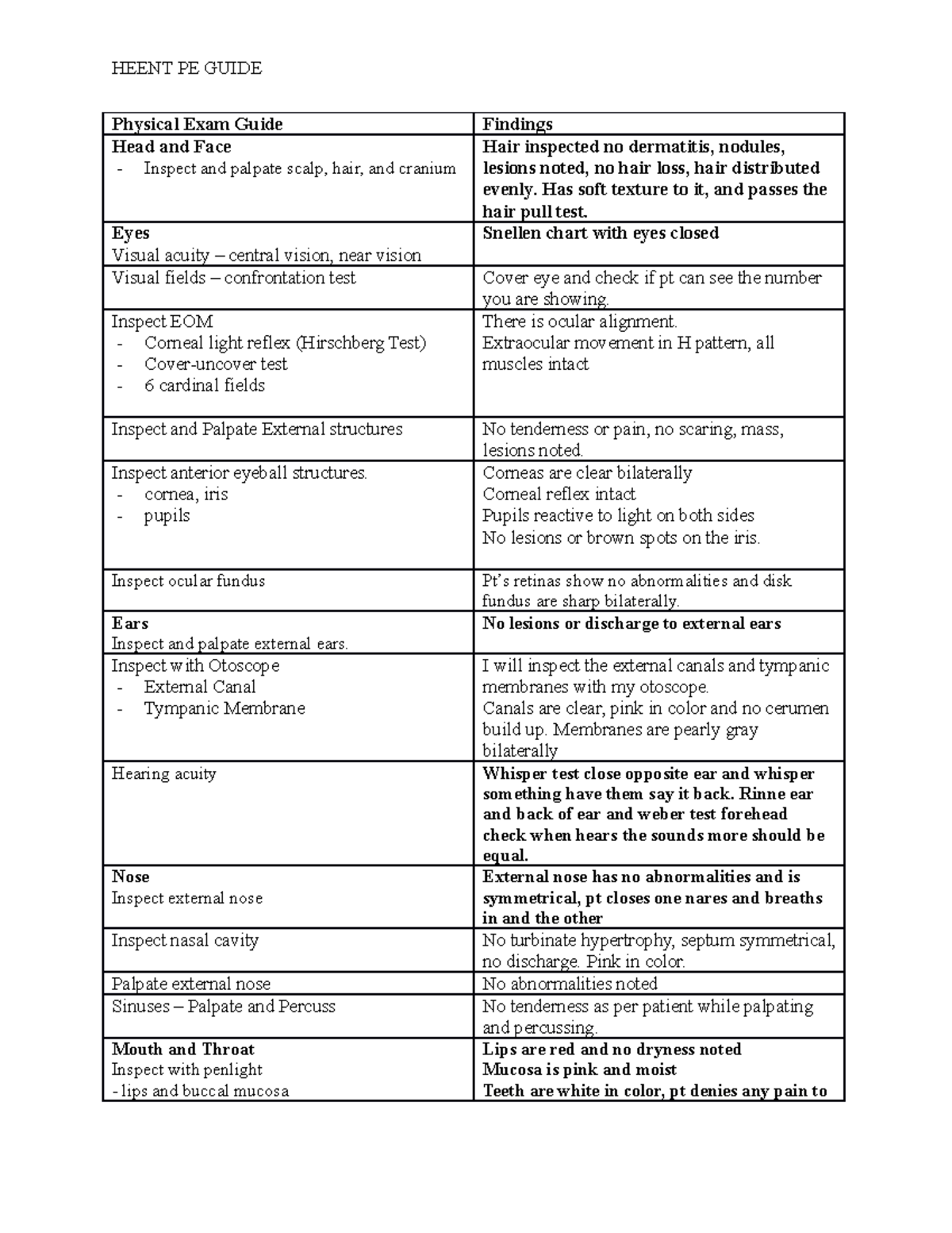 heent-pe-worksheet-heent-pe-guide-physical-exam-guide-findings-head