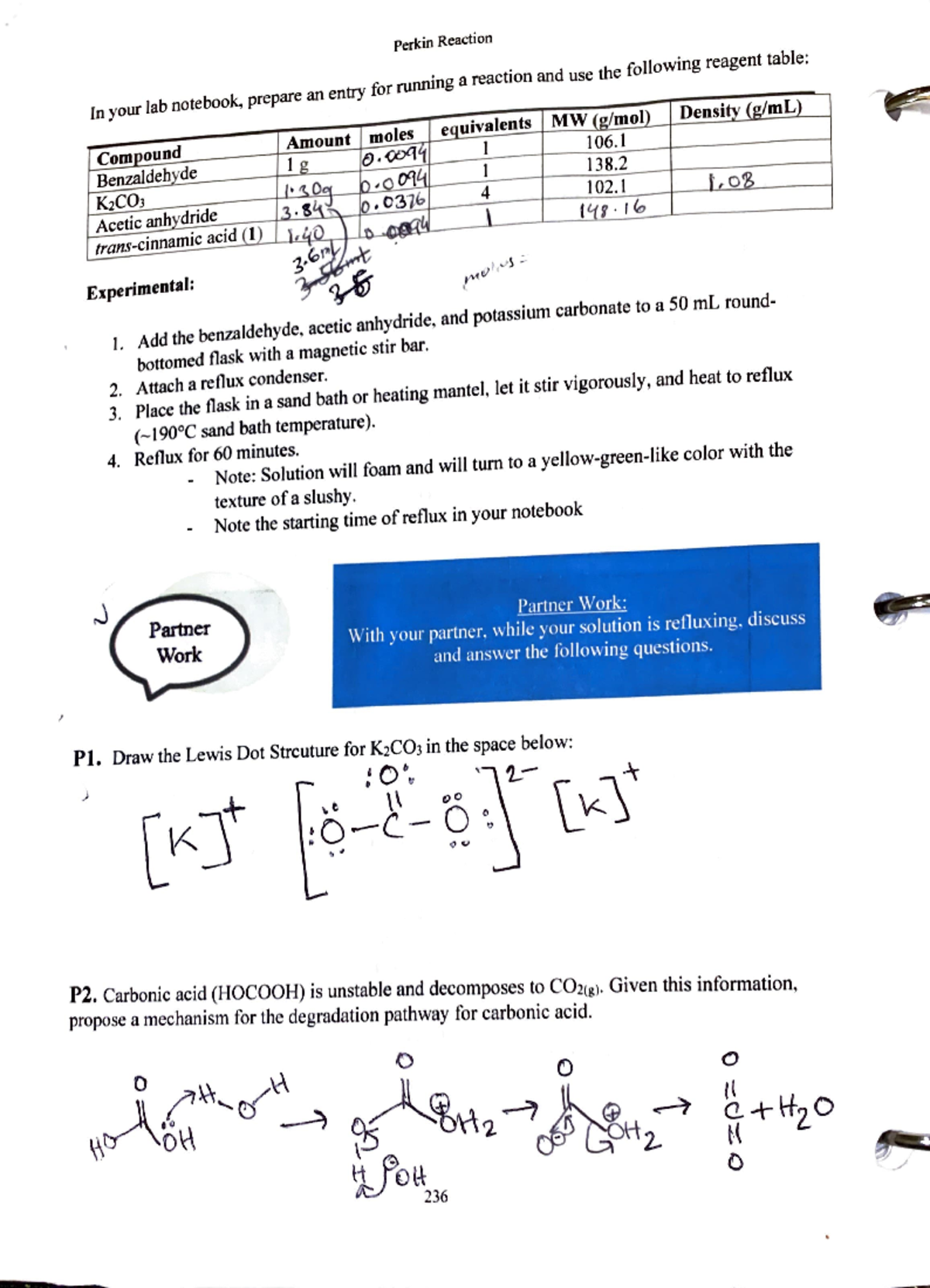 Chem Lab 7 - Chem Lab 7 - 1013 236 - Studocu