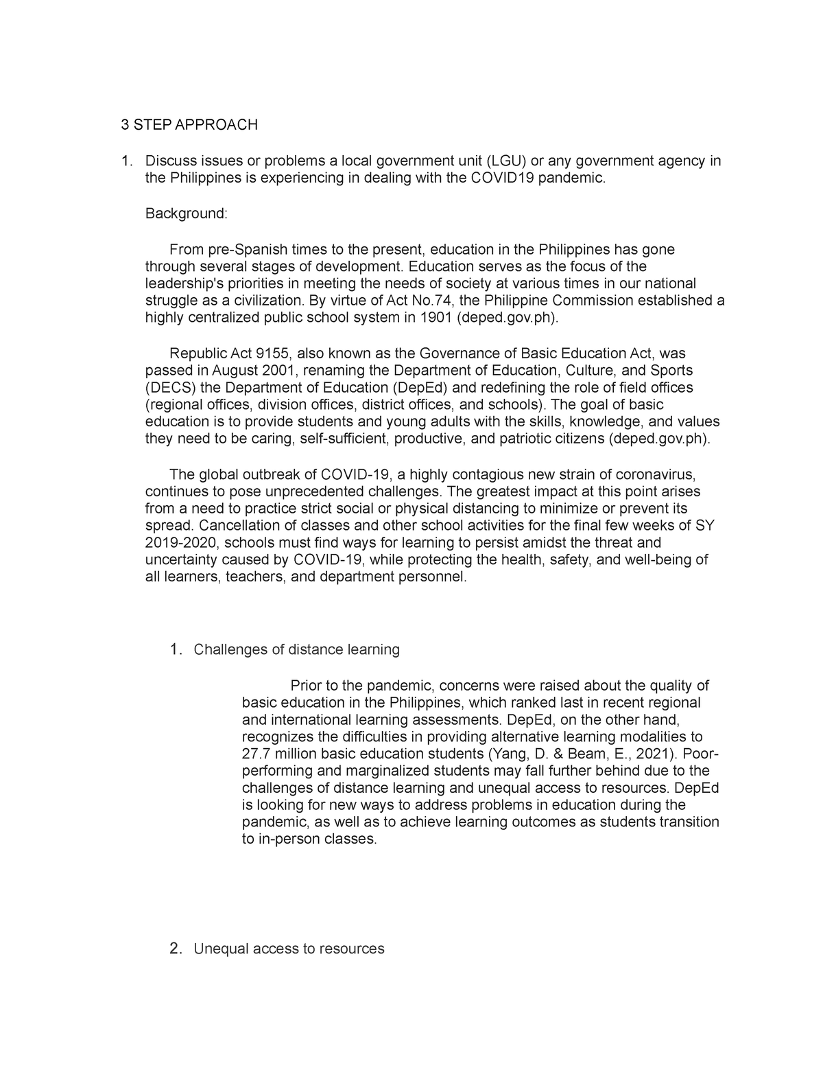 3 STEP Approach Answer - Formula, Strategy - 3 STEP APPROACH Discuss ...