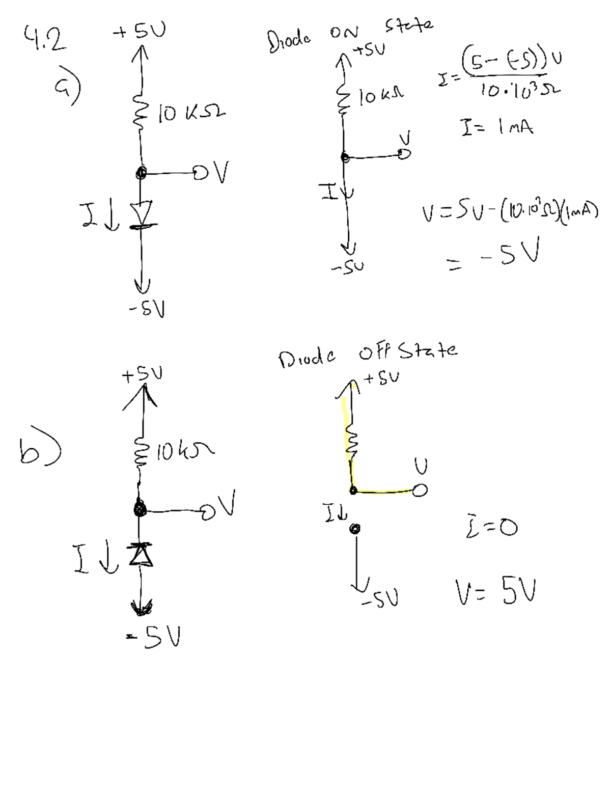 Assignment+1 - First Textbook Homework Assignment - 4 +5U Diode ON ...