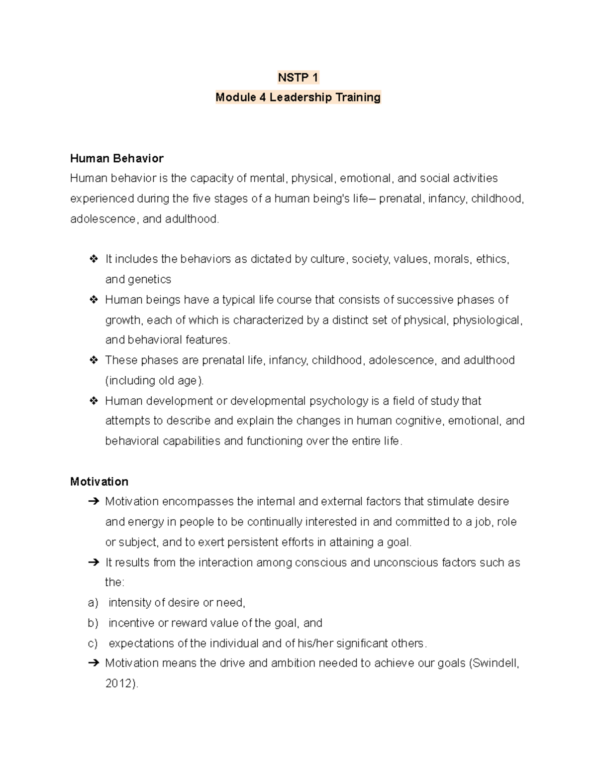 Nstp 1 Module 4 Nstp1 Lecture Pdf Nstp 1 Module 4 Leadership Nstp 1 Module 4 Nstp1 Lecture Pdf Nstp 1 Module 4 Leadership