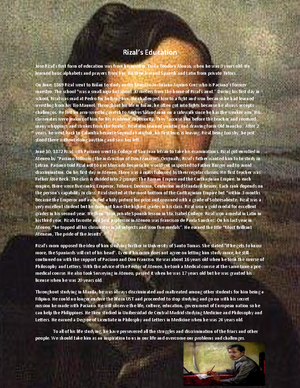 The Phillipines in 19th century - Life and Works of Rizal - Studocu