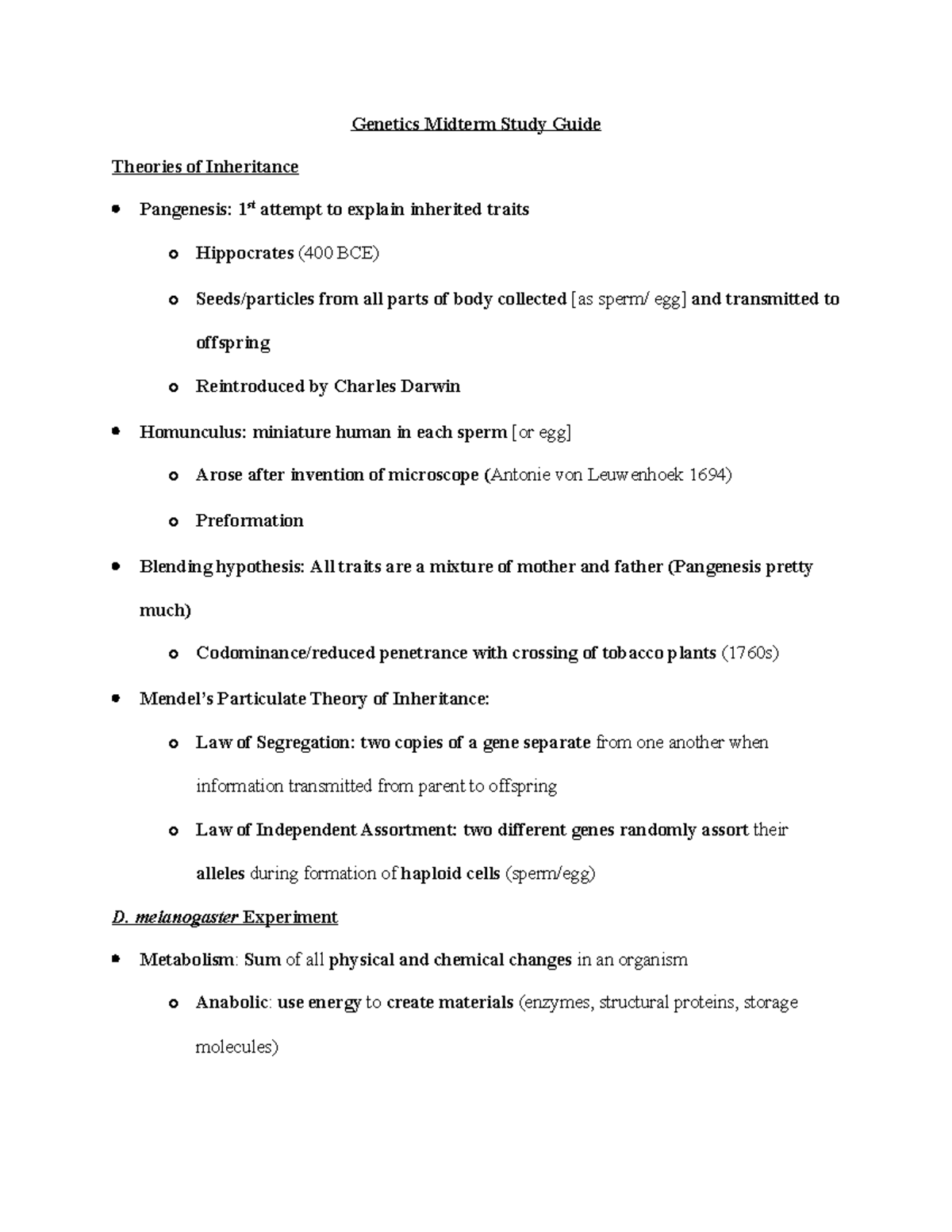 Lab Midterm Study Guide Midterm Study Guide