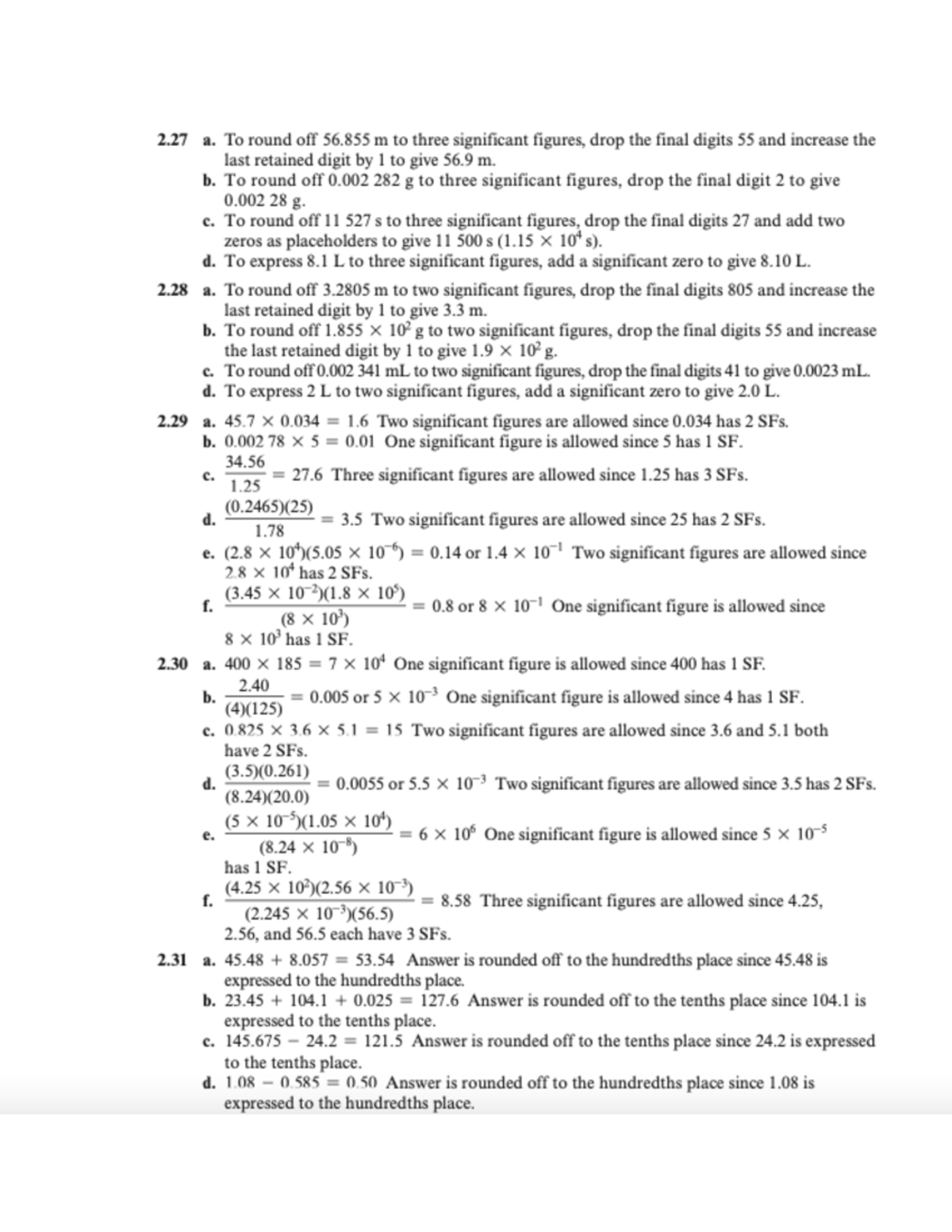 Chapter 2 Instructor Solutions Manual - CHEM 1150 - Studocu