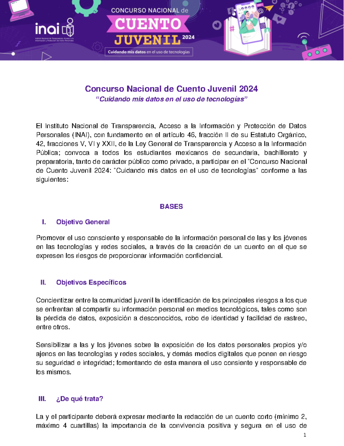 Convocatoria cuento infantil 2024 - Concurso Nacional de Cuento Juvenil ...