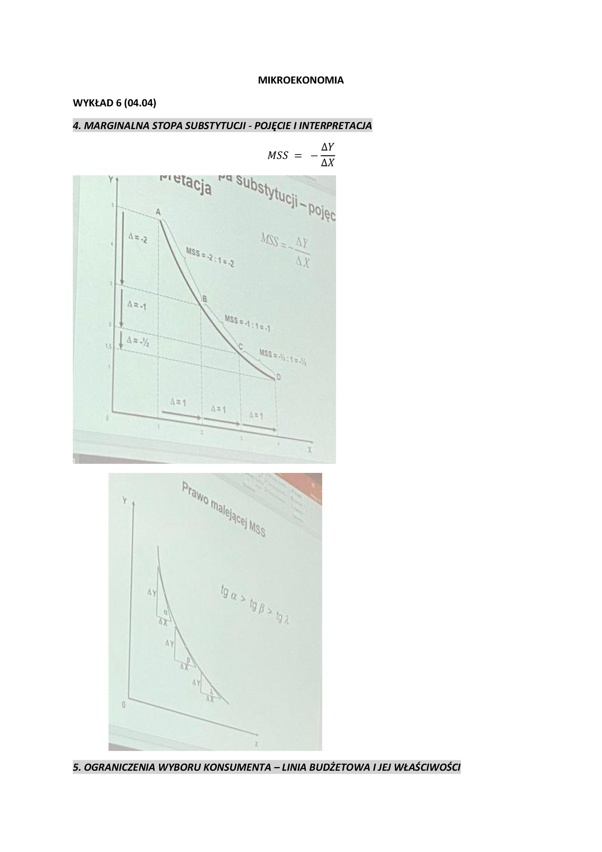 Mikroekonomia Wykład 6 - MIKROEKONOMIA WYKŁAD 6 (04) 4. MARGINALNA ...