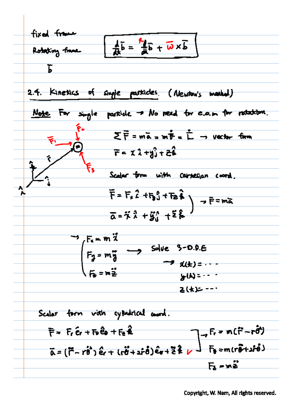 Lecture Note-Adv Dynamics-202004 01 - Rigid Body - Studocu