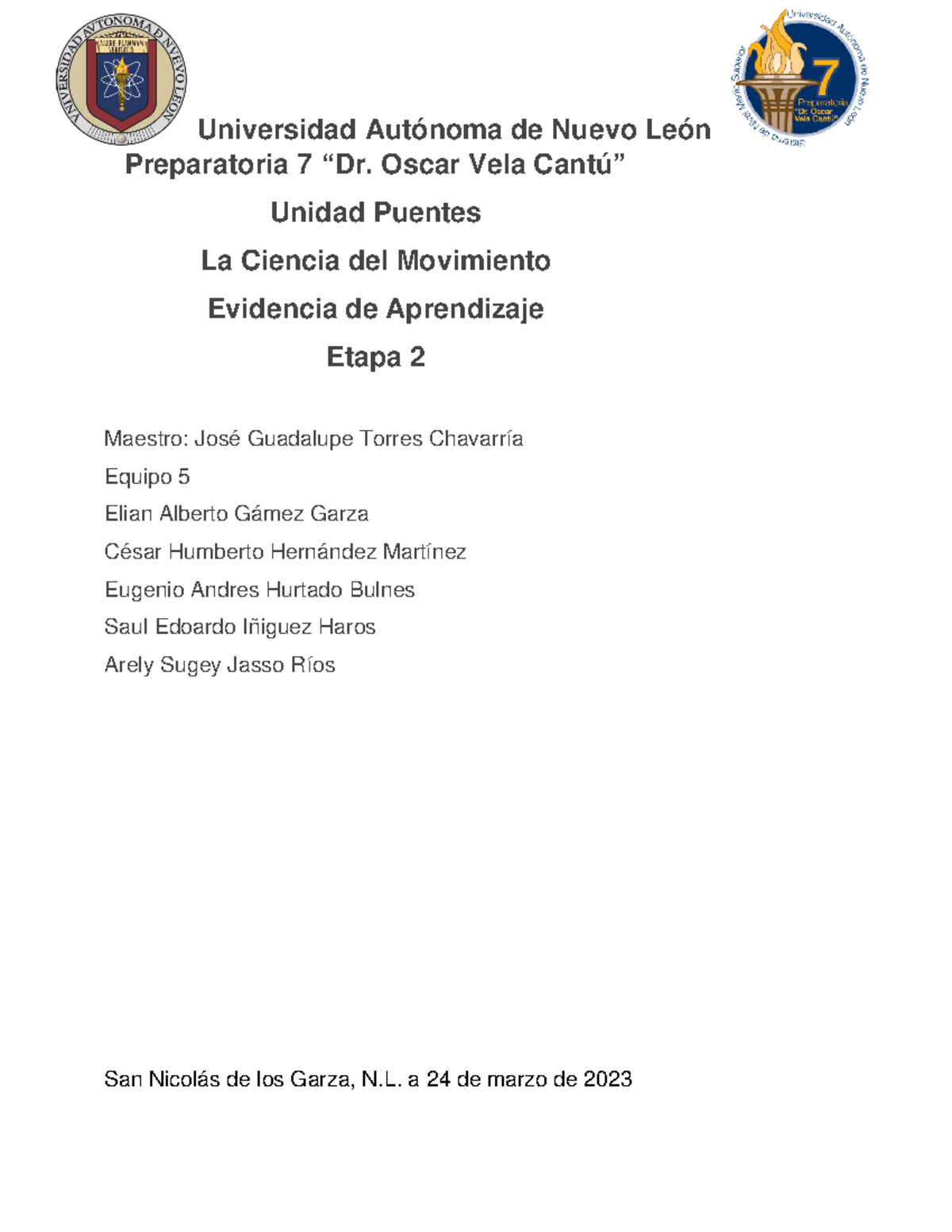 Evidencia ET2 - Etapa 2 - Universidad Autónoma de Nuevo León ...