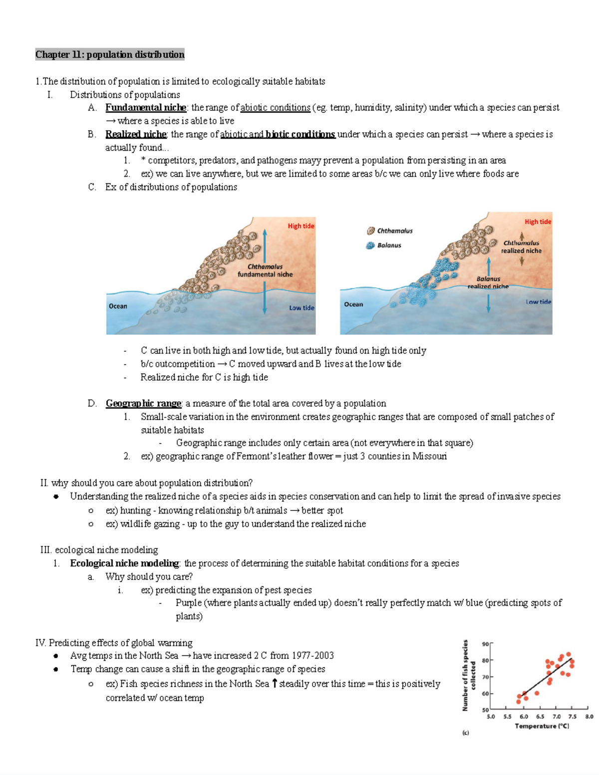 BIOL 355 - ch 11 - Chapter 11: population distribution 1 distribution ...