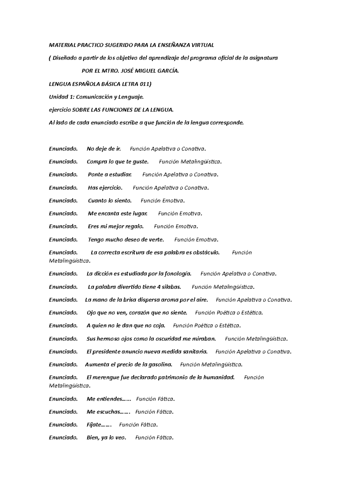 Letra 1 - Espero que le ayude - MATERIAL PRACTICO SUGERIDO PARA LA ...