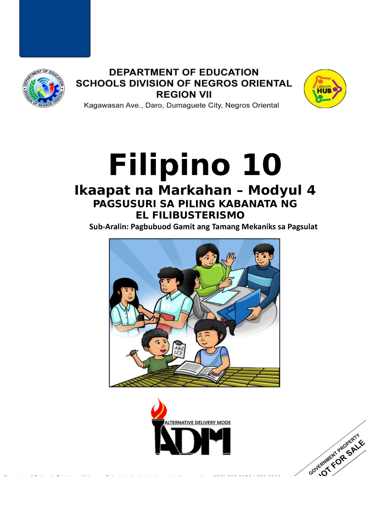 Filipino 10 Q4 Mod4 Combined - Filipino 10 Ikaapat Na Markahan – Modyul ...