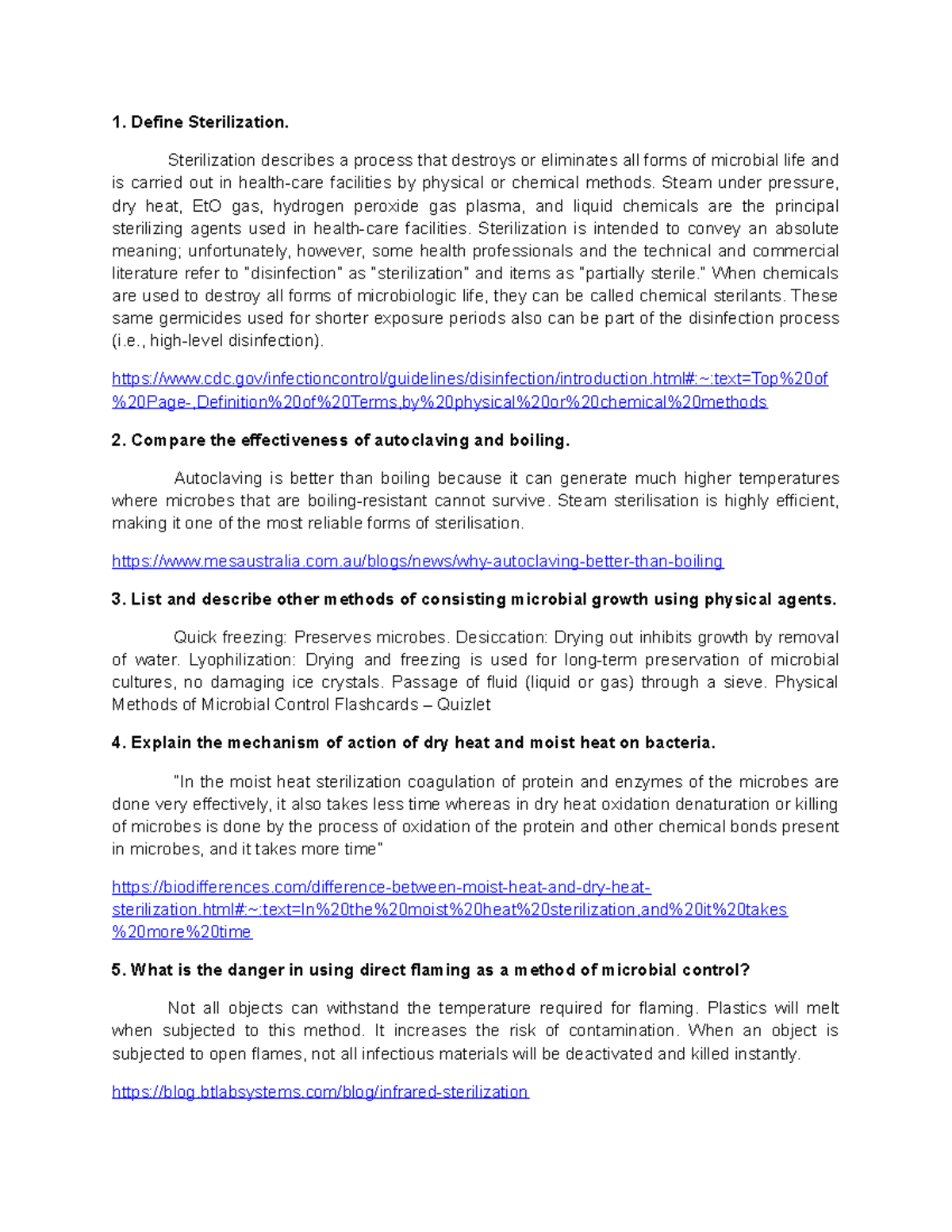 Bacteriology Page 6 7 - This summary contains from of the cateria ...
