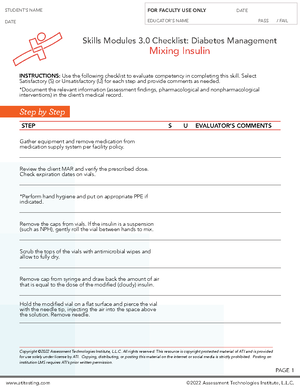 ATI IV Therapy and Peripheral Access Module Report Simulation Skills