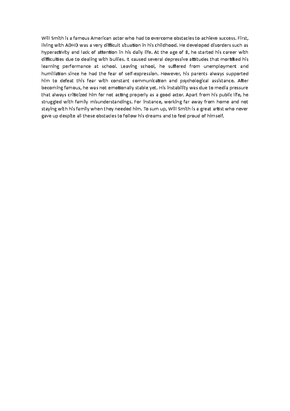 writing-exam-will-smith-is-a-famous-american-actor-who-had-to