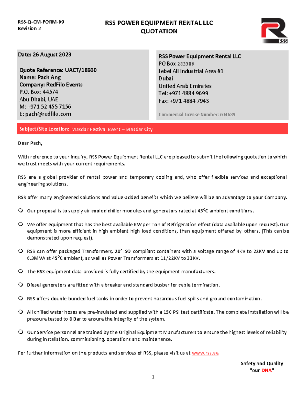 UACT18900 - Masdar Festival Event - Red Filo - RSS - Revision 2 RSS ...