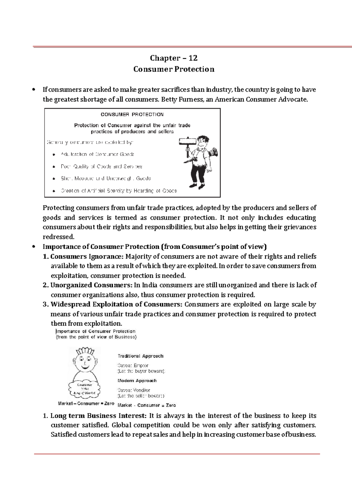 Consumer protection - Chapter – 12 Consumer Protection If consumers are ...