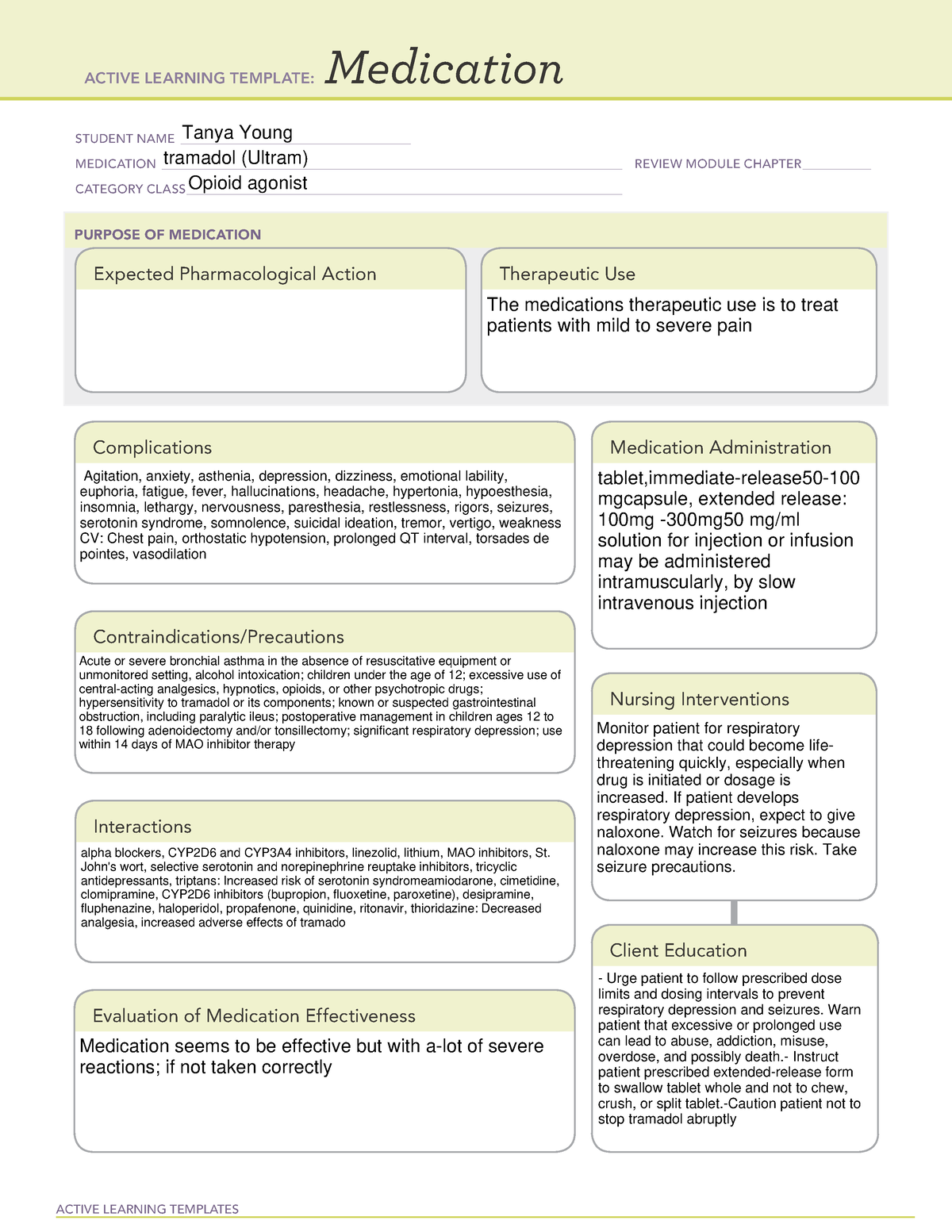 tramadol-ultram-ati-medication-template-active-learning-templates-medication-student-name