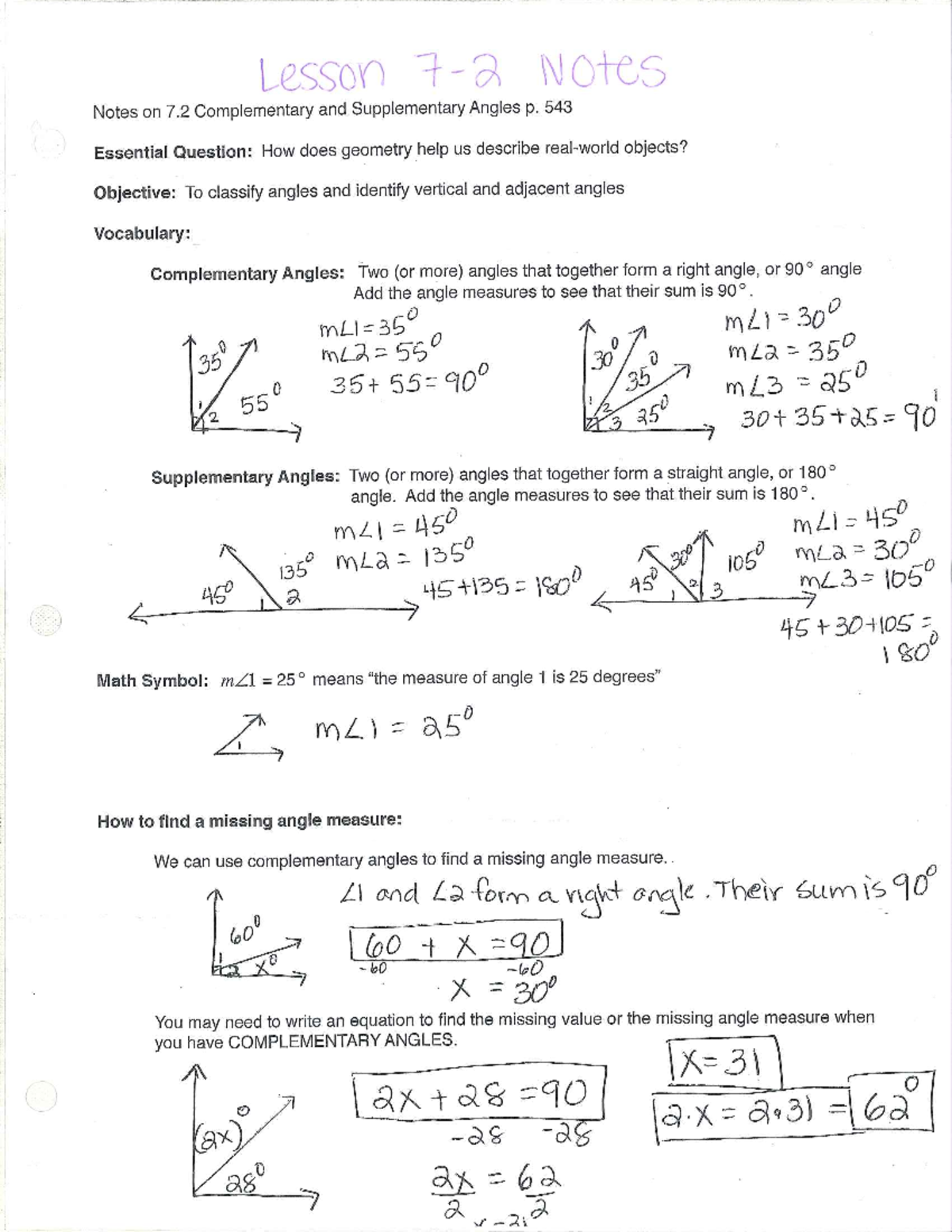 7-2 class notes - Studocu