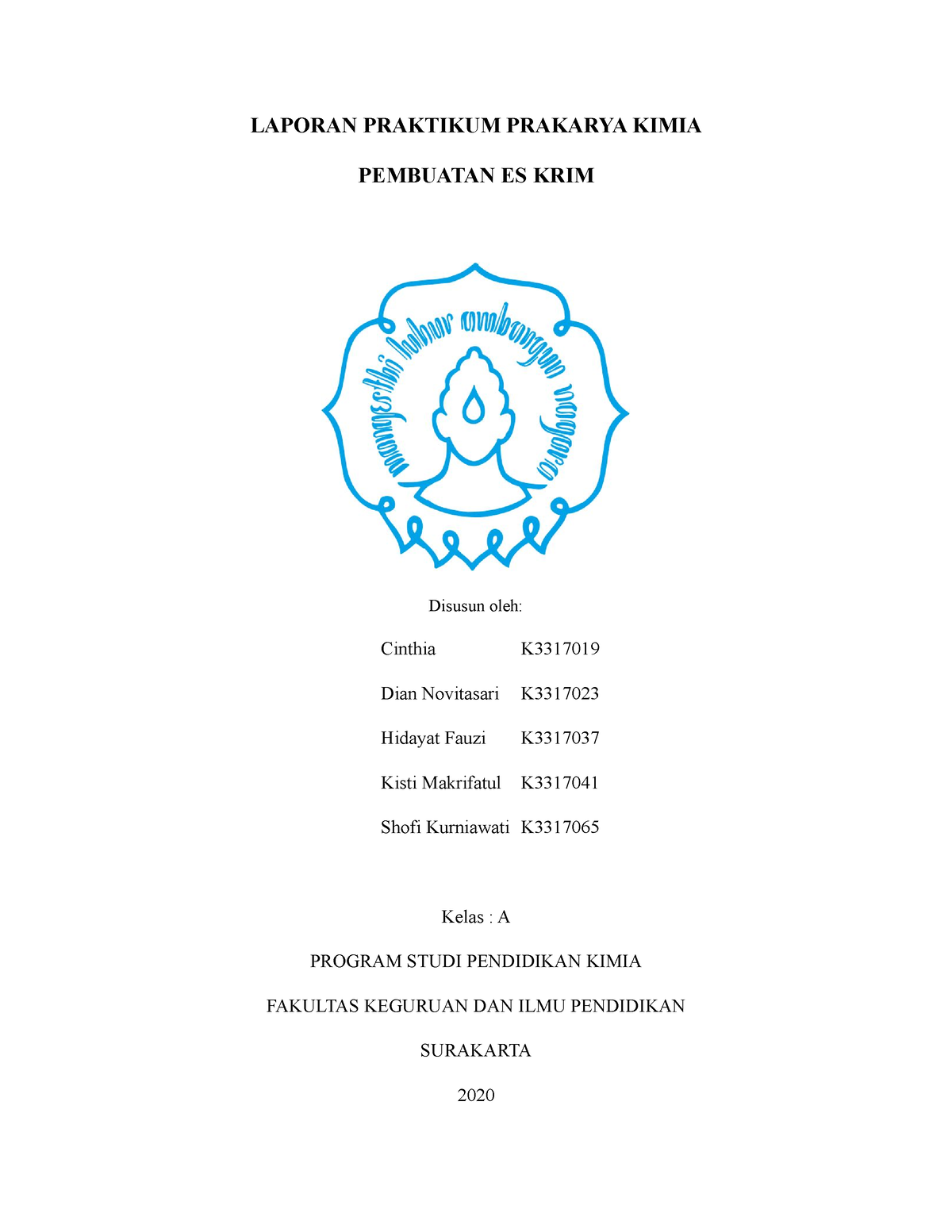 ES KRIM Kelompok 4 - Penurunan Titik Beku - LAPORAN PRAKTIKUM PRAKARYA ...