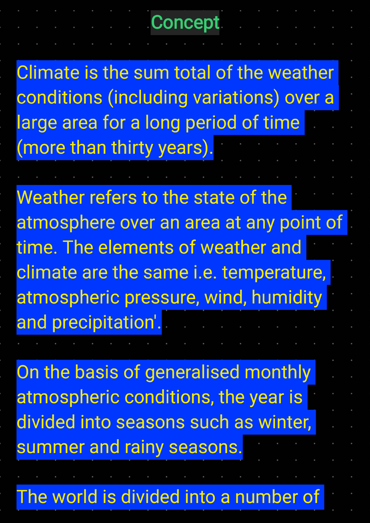 Geo Class 9 Climate Notes - Geography Class 9 - Studocu