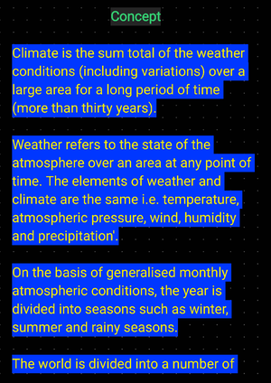 Notes Climate 2023 - Chapter 4- CLIMATE WEATHER CLIMATE Day-to-day or ...
