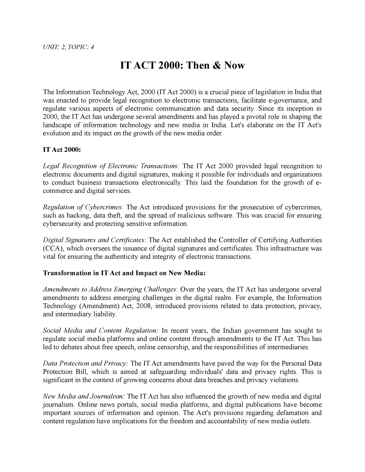 it-act-2000-these-are-great-notes-for-advertising-unit-2-topic-4