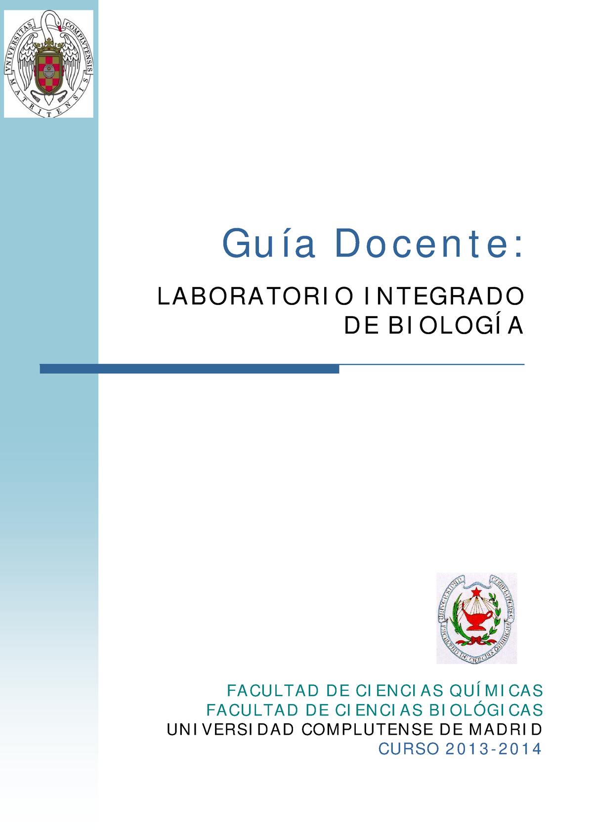 803451-1 - Prácticas De Laboratorio - Guía Docente: LABORATORIO ...