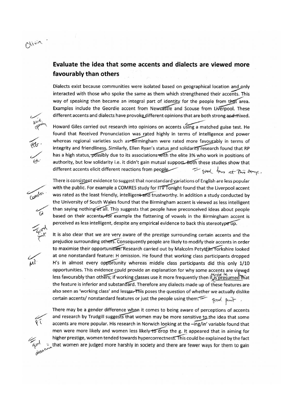 dialect essay conclusion