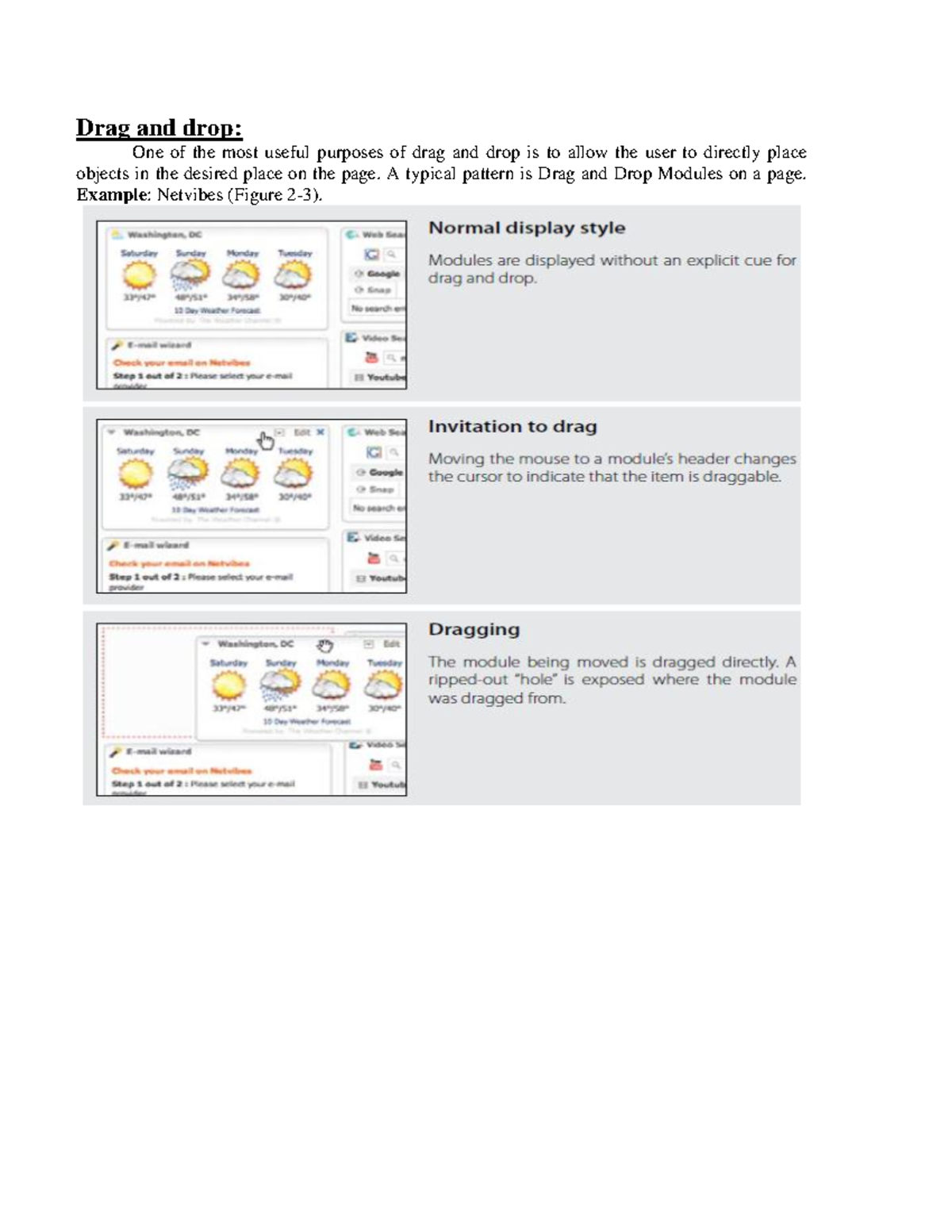 Unit5 HCI - sdcfvgbhnm, - Drag and drop: One of the most useful ...