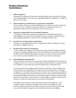 Chapter 1 Tutorial - pdf document - Communication is an activity that ...