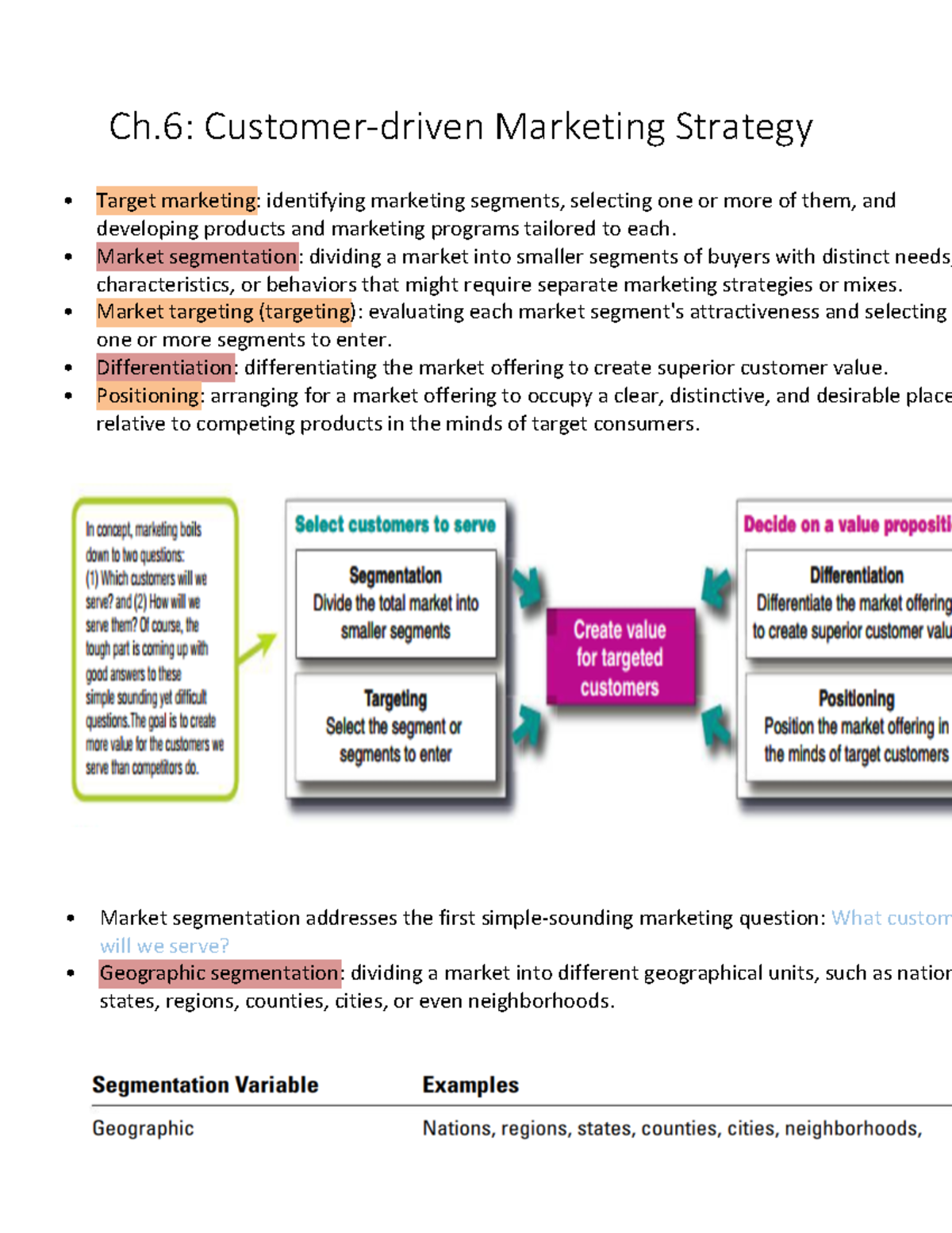 Target Markets Segmentation And Positioning Model Quiz! - ProProfs Quiz